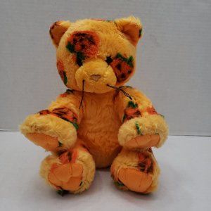 pumpkin cat stuffed animal